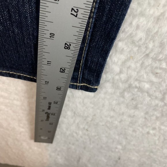 Calvin Klein Jeans Women's Blue 30 X 10 Stretch Denim Mid-Rise Skinny Leg 8093 - Picture 4 of 9